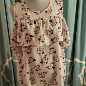 Grayson Threads cold shoulder top sz 1x